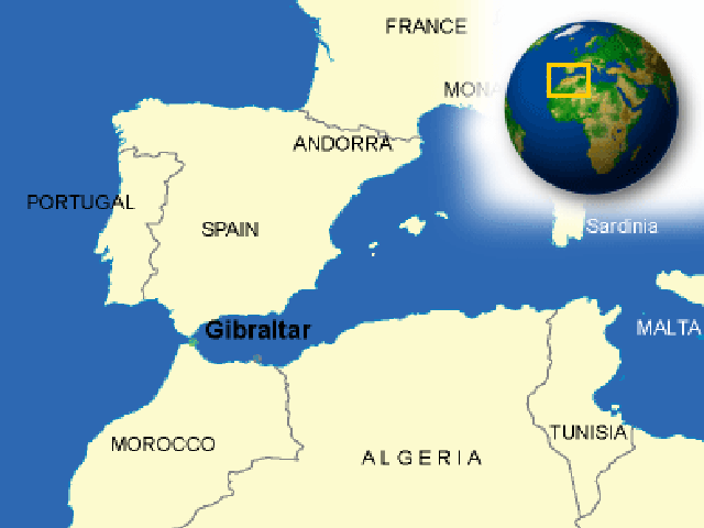 Gibraltar, drevni Herkulovi stubovi