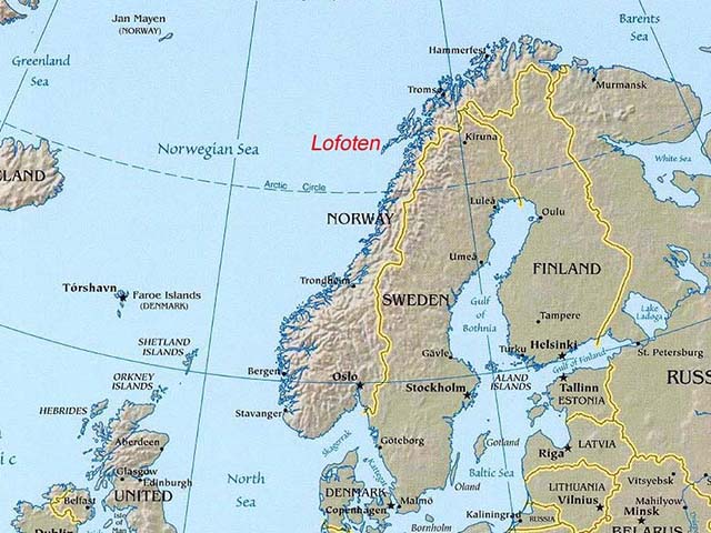 Lofotska ostrva, ukras arktičkog kruga