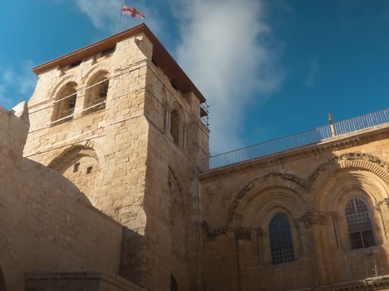 Pogled na Crkvu Svetog Groba u Jerusalimu